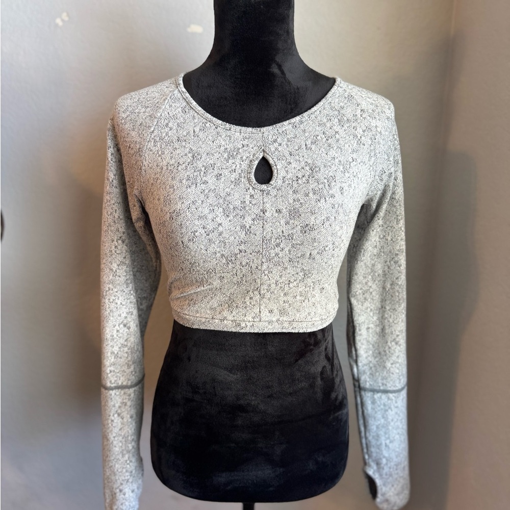 Gymshark Light Gray Crop Top